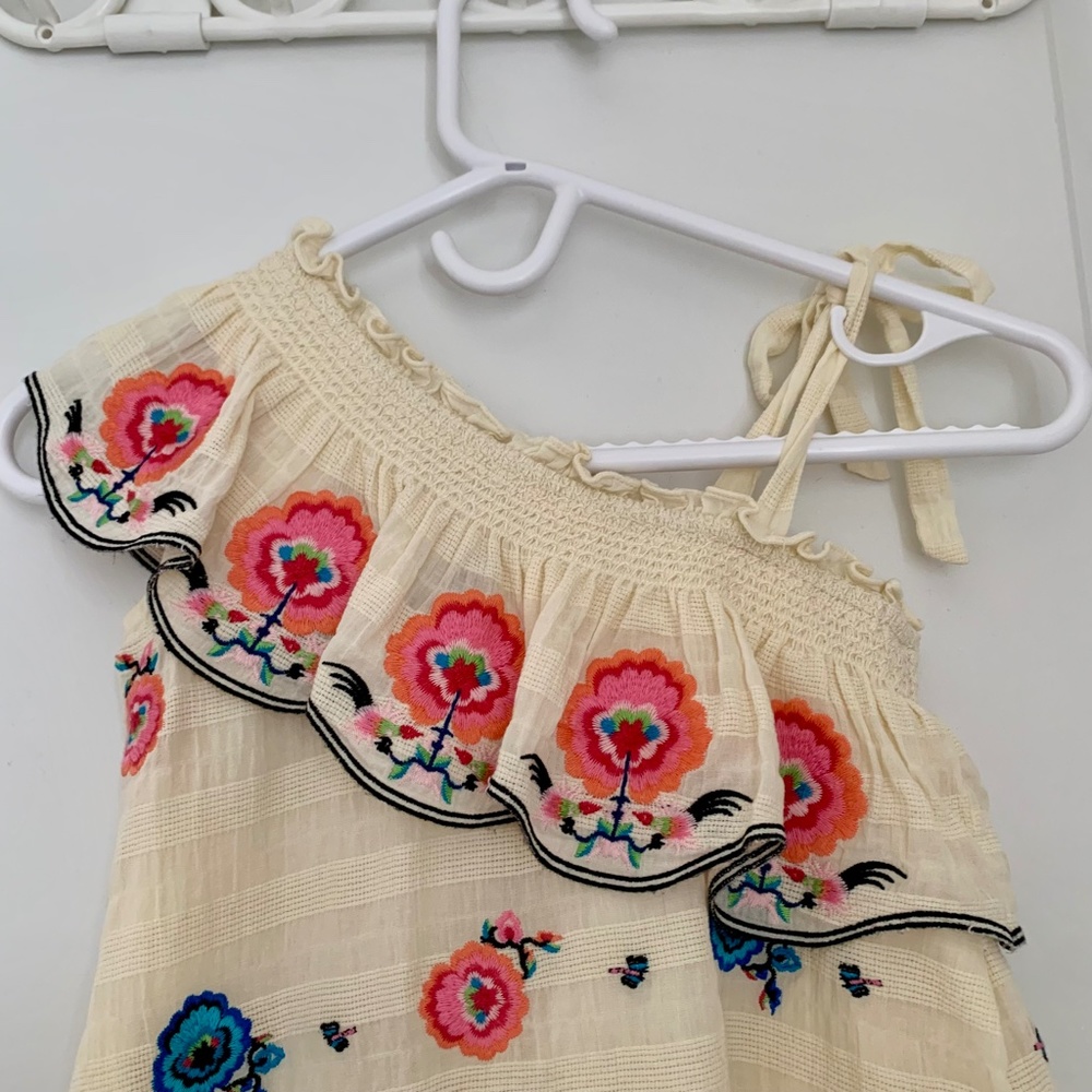 Anthropologie Plenty by Tracy Reese Embroidered Kids Dress - Picture 2 of 10